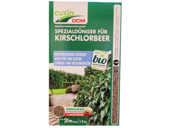 cuxin DCM  Spezialdnger fr Kirschlorbeer | Hecken-Direkt.de